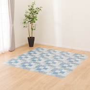 撥水・抗菌・防カビ・床暖対応ラグ フチなし(S-1415)