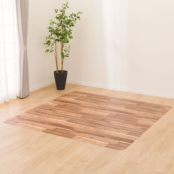 撥水・抗菌・防カビ・床暖対応ラグ フチなし(E-1007 182X110cm) 1枚目画像