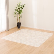 撥水・抗菌・防カビ・床暖対応ラグ フチなし(E-1062)