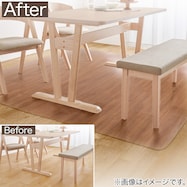 撥水・抗菌・防カビ・床暖対応ラグ フチなし(E2-21032)