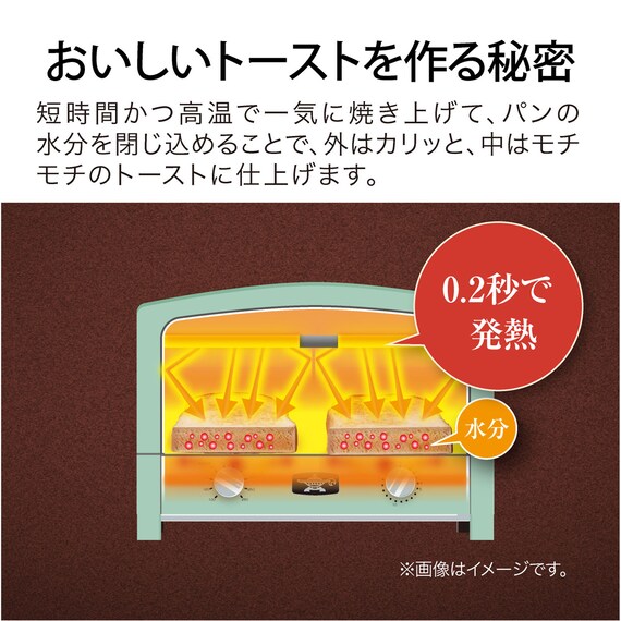 アラジン グラファイトトースター(AET-GS13D GR) 4枚目画像