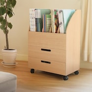 縦にも横にも仕切れるワゴン