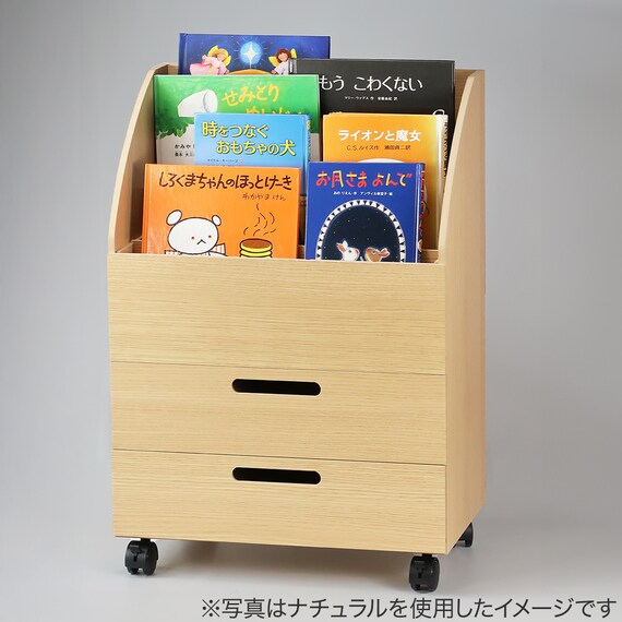 縦にも横にも仕切れるワゴン(ブラウン) 6枚目画像