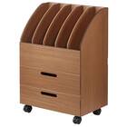 縦にも横にも仕切れるワゴン(ブラウン) 8枚目画像