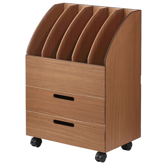 縦にも横にも仕切れるワゴン(ブラウン) 8枚目画像