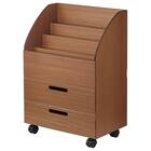 縦にも横にも仕切れるワゴン(ブラウン) 9枚目画像