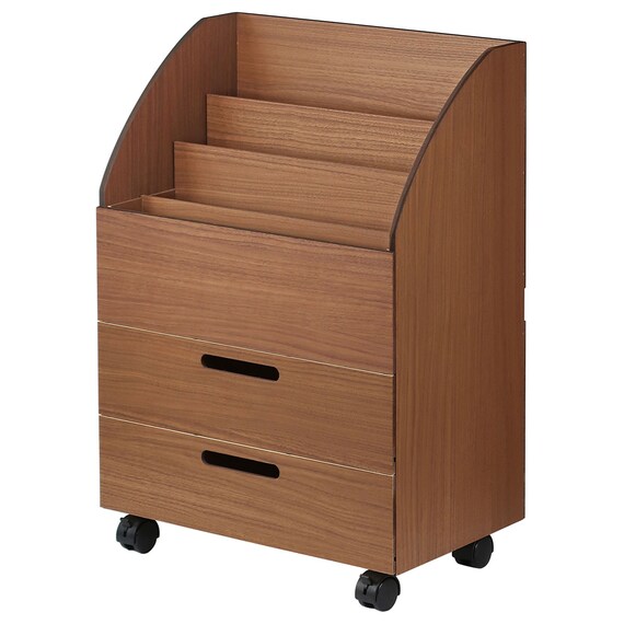 縦にも横にも仕切れるワゴン(ブラウン) 9枚目画像