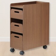 テーブル下で邪魔にならないスリム収納マルチワゴン【期間限定価格:11/27~1/5まで】