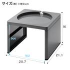 電気ケトルラック (グレー) 3枚目画像