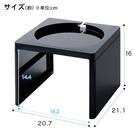 電気ケトルラック (ブラック) 3枚目画像