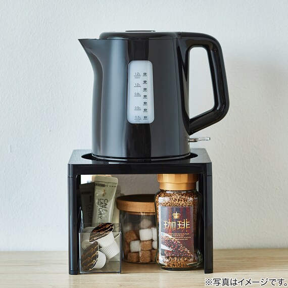 電気ケトルラック (ブラック) 5枚目画像