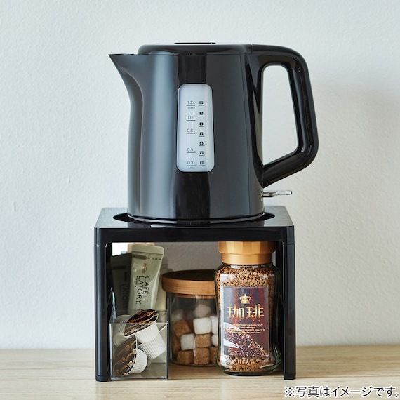 電気ケトルラック (ブラック) 5枚目画像