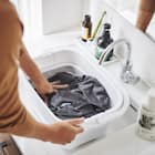 折りたためる つけ置き洗い バケツNEO(グレー) 3枚目画像