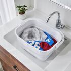 折りたためる つけ置き洗い バケツNEO(グレー) 6枚目画像