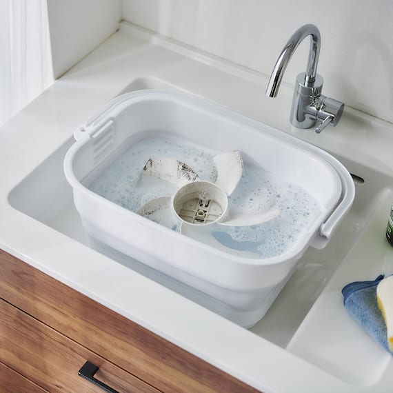 折りたためる つけ置き洗い バケツNEO(グレー) 11枚目画像