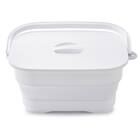 折りたためる つけ置き洗い バケツNEO(グレー) 18枚目画像