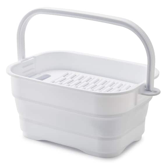 折りたためる つけ置き洗い バケツNEO(グレー) 21枚目画像