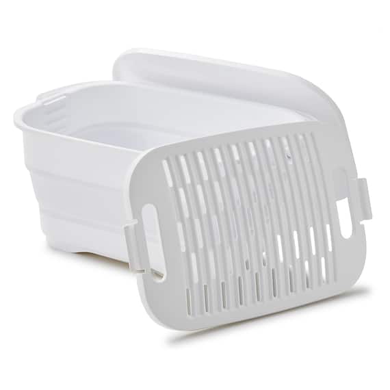 折りたためる つけ置き洗い バケツNEO(グレー) 22枚目画像