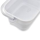 折りたためる つけ置き洗い バケツNEO(グレー) 24枚目画像