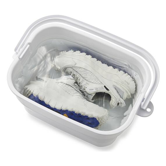 折りたためる つけ置き洗い バケツNEO(グレー) 29枚目画像