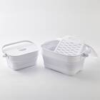 折りたためる つけ置き洗い バケツNEO(グレー) 31枚目画像