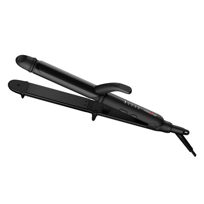 海外対応 マイナスイオン2Wayアイロン(32mm MHI-3235-K) 【小型家電 