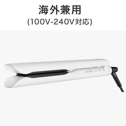 海外対応 マイナスイオン ストレートヘアアイロン(ブラック MHS2520K 