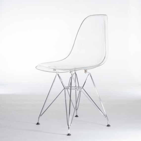 北欧風シェル型チェア(ZCN クリア 1脚) 1枚目画像