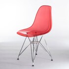 北欧風シェル型チェア(ZCN レッド 1脚) 1枚目画像