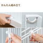 ハンモック付きネコ用ケージ3段(SN BK) 12枚目画像