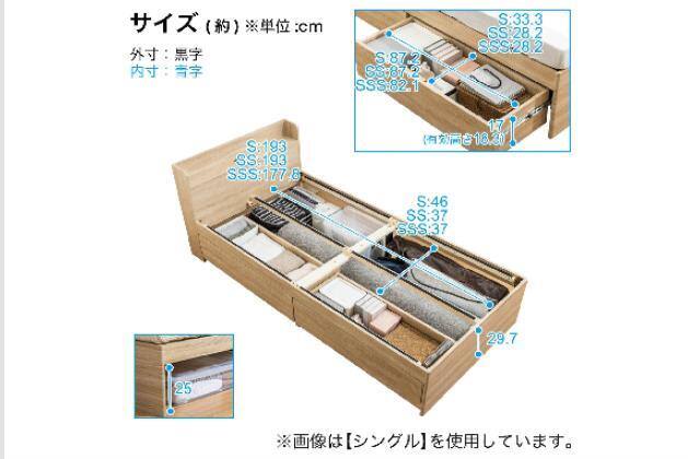 ﾀﾅｺﾝｾﾝﾄﾂｷﾁｪｽﾄﾍﾞｯﾄﾞ SCL WH | ニトリネット【公式】 家具・インテリア通販