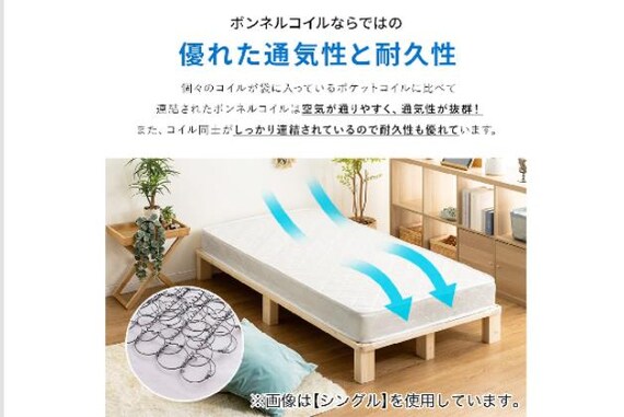 ﾎﾞﾝﾈﾙｺｲﾙﾏｯﾄﾚｽ NPR S | ニトリネット【公式】 家具・インテリア通販