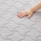 棚付きパイプベッド(ZHO シングル ナチュラル)+ボンネルマットレス(ROM S グレー)セット 12枚目画像