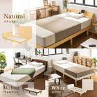 天然木棚付きすのこベッド ZUTH セミシングルショート ナチュラル 21枚目画像