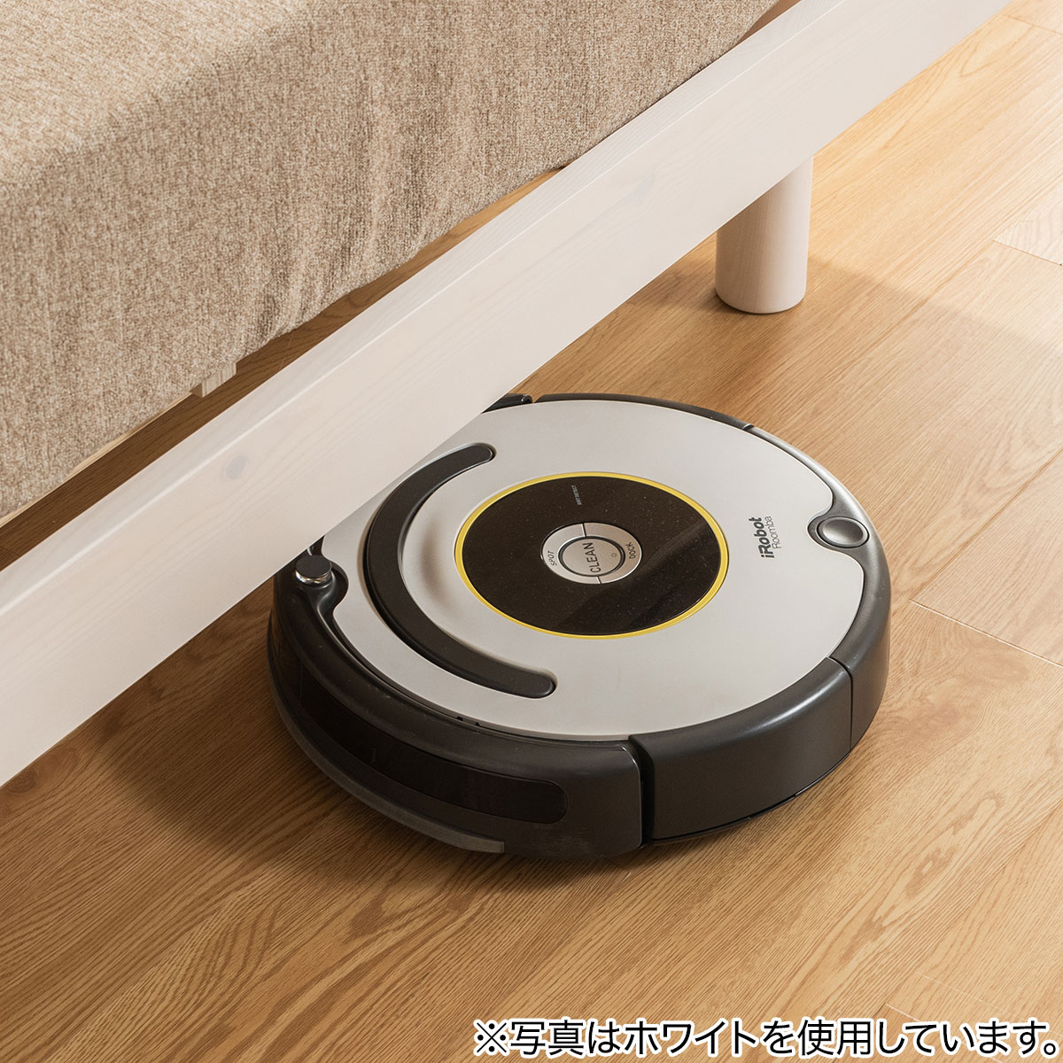 天然木棚付きすのこベッド ZUTH セミダブル ホワイト | ニトリ