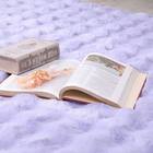 ラグ フェイクファー(130X190 ライトパープル) 2枚目画像