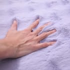 ラグ フェイクファー(130X190 ライトパープル) 3枚目画像