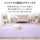 ラグ フェイクファー(190X240 ホワイト) 6枚目画像