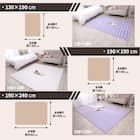 ラグ フェイクファー(190X240 ホワイト) 11枚目画像