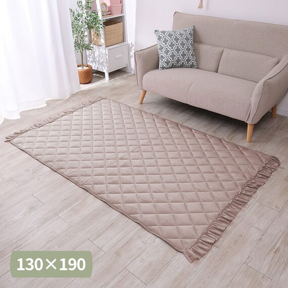 ラグ フリル(130X190 グレージュ) 1枚目画像