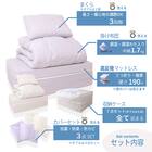 高反発ウレタンマットレス入カバー付き布団7点セット(SD IV) 3枚目画像