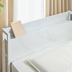 棚付きパイプベッド ZHO S MW+高反発マットレス+Nウォーム毛布付き 寝具7点セット 19枚目画像