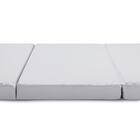 棚付きパイプベッド ZHO S MW+高反発マットレス+温度調整 掛け布団(セルプラスE1 S)セット 8枚目画像