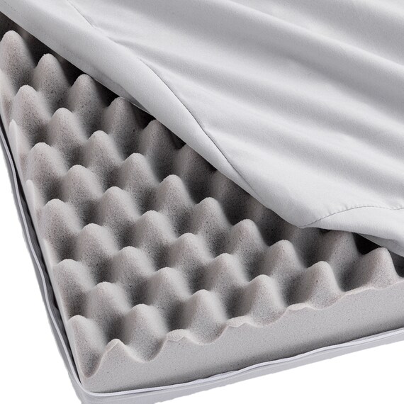 棚付きパイプベッド ZHO S MW+高反発マットレス+温度調整 掛け布団(セルプラスE1 S)セット 9枚目画像