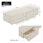 テレビ台 幅120cm MAC(ナチュラル) 16枚目画像