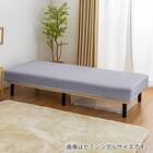 セミシングルショート 脚付きボンネルコイルマットレス (IBZ GY) 3枚目画像