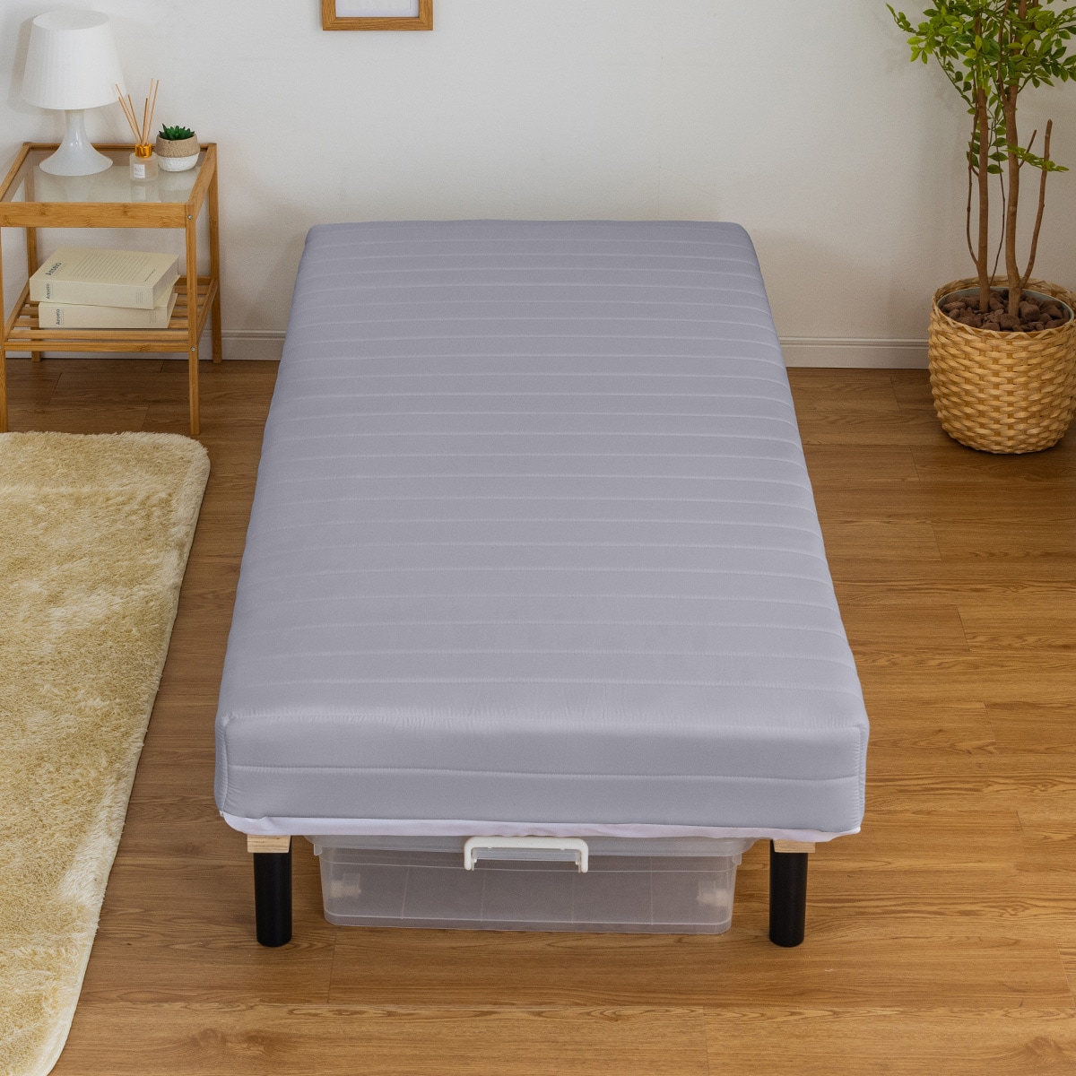 セミシングル 脚付きボンネルコイルマットレス (IBZ GY) | ニトリ