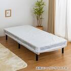 セミダブル 脚付きボンネルコイルマットレス (IBZ GY) 4枚目画像