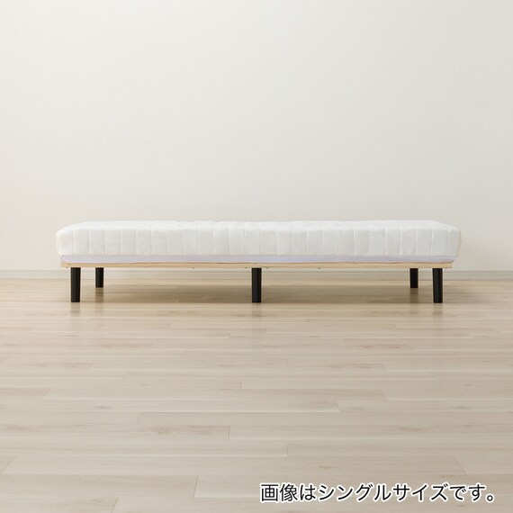 ダブル 脚付きボンネルコイルマットレス (IBZ WH) 6枚目画像