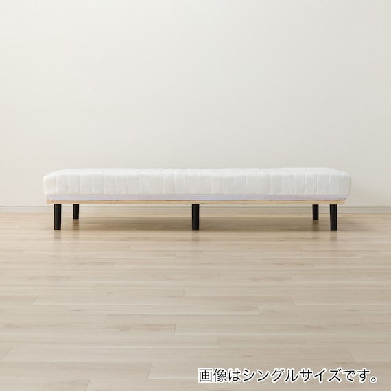 ダブル 脚付きボンネルコイルマットレス (IBZ WH) 6枚目画像